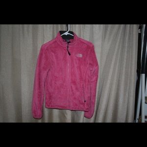 Cute fuzzy North Face jacket